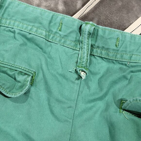 Vintage Polo Ralph Lauren Men’s Chino Shorts Size 36 Green with Pony Logo - Picture 5 of 8